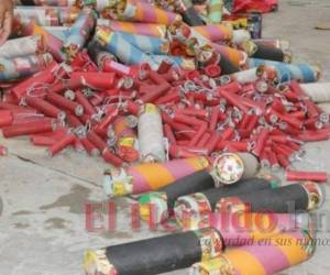 Según el reporte del Juzgado de Policía Municipal, desde el inicio de la temporada navideña hasta la fecha se ha decomisado más de tres millones de lempiras en pólvora.