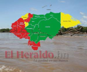 Los departamentos de Atlántida, Colón, Yoro, Comayagua, Francisco Morazán, Olancho y El Paraíso bajan a alerta verde.