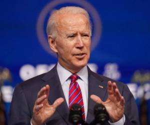 El presidente electo Joe Biden habla sobre el empleo y otros problemas económicos de EEUU. Foto: AP.