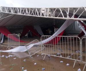 Un muerto y al menos 40 heridos tras el colapso de una estructura metálica en Sao Paulo.
