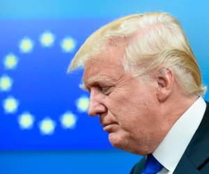 En su primera visita a la UE, Trump tiene previsto encontrarse también con la jefa de la diplomacia europea, Federica Mogherini, y el presidente de la Eurocámara, Antonio Tajani. Foto: AFP
