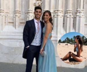 Marco Asensio, jugador del Real Madrid, ha tratado de llevar su noviazgo fuera del ojo público, sin embargo, la belleza de su pareja está llamando la atención. Fotos: Instagram @ssandragaral.