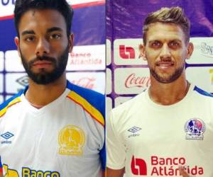 Ambos futbolistas se unieron en enero al Rey de Copas hondureño. Foto: cortesía Olimpia.