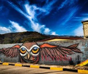 Los murales hechos por Ney Fernández y sus amigos han activado el turismo en Ajuterique.