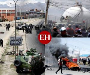 Masivas protestas se siguen generando en Bolivia tras la renuncia de Evo Morales. Fotos: AP.