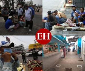 Los capitalinos salieron nuevamente a realizar sus trámites en farmacias, ferreterías, supermercados y mercados, mientras un gran número de personas clama por ayuda en las calles. Fotos: Alex Pérez/Johny Magallnes/EL HERALDO.