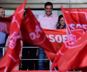 El primer ministro español Pedro y el candidato del Partido Socialista (PSOE) para el primer ministro Pedro Sánchez. Foto Agencia AFP.