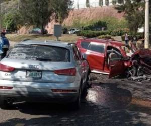 El accidente ocurrió a inmediaciones de la colonia La Era, en la carretera que de Tegucigalpa conduce al municipio de Valle de Ángeles.