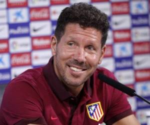 El Cholo aseguró que sueña con ganarle al Real Madrid, ya que es un equipo al que respeta y le tiene mucha admiración. Foto / AFP