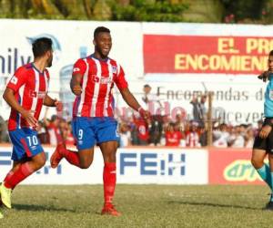 Olimpia se puso a ganar ante Honduras Progreso desde los 32 minutos de la primera parte. Jorge Benguché marcó el tanto. (Foto: Edwin Romero / EL HERALDO)