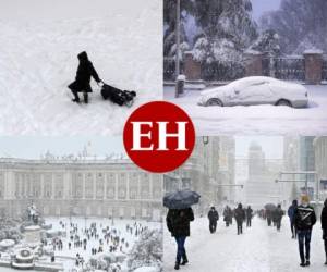 Una tormenta de nieve que ha dejado al menos tres muertos paralizaba este sábado parte de España, especialmente la ciudad de Madrid, con cientos de automovilistas bloqueados, el aeropuerto cerrado y esquiadores o trineos en las calles, mientras no se vislumbra una mejora de las condiciones meteorológicas. Estas son las imágenes que ha dejado el paso de la que está catalogada como la tormenta de nieve más extensa de los últimos tiempos. Fotos: AFP