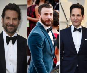 Bradley Cooper, Chris Evans y Paul Rudd robaron suspiros a su llegada a la gala. (Fotos: AP/AFP)