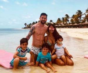 Messi y su familia están vacacionando en un hotel cinco estrellas en Antigua y Barbuda. Foto: Instagram.