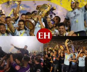 Motagua conquistó esta noche su copa 17 ante su acérrimo rival Olimpia en el Estadio Nacional de la capital. | Foto: El Heraldo.