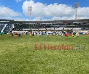 Una de las actividades que se han ejecutan en el Estadio Nacional por la fiestas del Bicentenario. Foto: EL HERALDO.