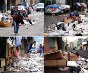 Los mercados capitalinos amanecieron inundados de basura este 25 de diciembre. (Fotos: Marvin Salgado / EL HERALDO)