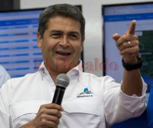 Juan Orlando Hernández, presidente de Honduras. (Foto: AFP)
