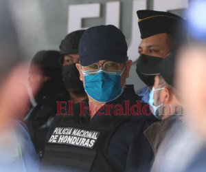 Juan Orlando Hernández Alvarado fue capturado el pasado 15 de febrero de 2022.