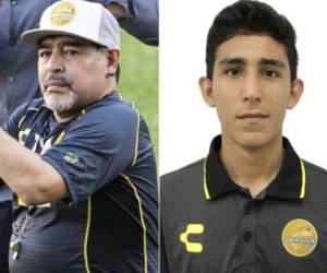 Maradona dijo que conoció a Mirsha cuando dirigió a Dorados de Sinaloa. Foto: Instagram