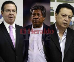 Rafael Leonardo Callejas, Ramón Maradiaga y Alfredo Hawit han sido denunciados por la FIFA. Foto: El Heraldo / OPSA