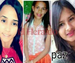 Estas tres jovencitas perdieron la vida al ahogarse este sábado en Honduras.