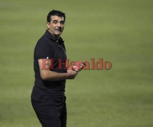 Diego Vazquez, entrenador de Motagua que va por el tricampeonato. (Foto: EL HERALDO)