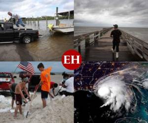El huracán Sally se acerca este martes a la costa de Estados Unidos en el Golfo de México, amenazando con inundaciones súbitas mortales a los estados Alabama y Misisipi. Fotos: Agencia AFP.