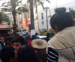Los hombres fueron sacados de una posta en la que estaban detenidios. Foto: Referencia END