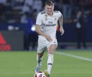 Kroos sufre una lesión muscular que lo apartará de las canchas por al menos tres semanas. Foto / AP