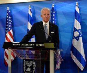 'Lo que sí haría ... sería también abrir nuestro consulado en Jerusalén Este para dialogar con los palestinos', declaró Biden. Foto: AFP