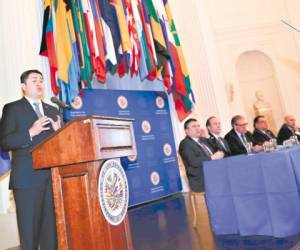 El presidente Juan Orlando Hernández garantizó ayer en Washington todo el apoyo del gobierno de Honduras a la Misión contra la Corrupción y la Impunidad, de la OEA.