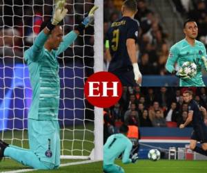 El Real Madrid salió goleado de su visita al París Saint-Germain (3-0) en una primera jornada de Champions League que significó el debut del portero tico con el uniforme del club francés ante su exequipo. (Fotos: AFP)