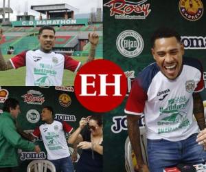 El futbolista hondureño Henry Figueroa fue presentado oficialmente como el nuevo fichaje del equipo para el Clausura 2019-20 de la Liga Nacional. El jugador, de 27 años de edad, llega tras una polémica salida del fútbol tico, donde evadió la prueba doping tras disputar la final. (Fotos: Edwin Romero / EL HERALDO)