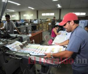 La impresión de papeletas comenzará próximamente. Foto: El Heraldo