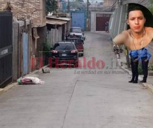 La canasta quedó tirada enfrente del portón de una vivienda. Foto Estalin Irías / EL HERALDO