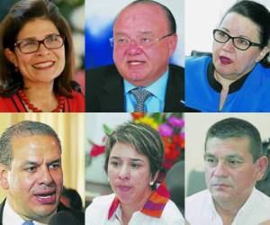 El presidente Juan Orlando Hernández confirmó este lunes la suspensión de al menos 10 funcionarios de su gobierno.