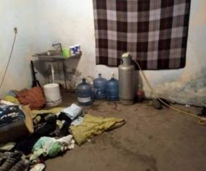 Esta era la casa en la que se encontraban los migrantes encerrados. Foto: Cortesía