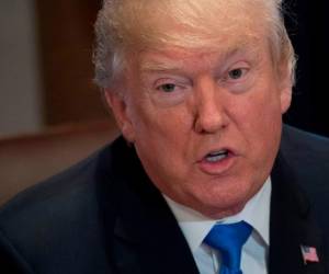 En conferencia de prensa dijo el presidente que tomará replesalias en contra de los países que no apoyen la decisión sobre Jerusalén. Foto: AFP