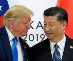 El presidente de Estados Unidos, Donald Trump, junto a su homólogo chino Xi Jinping. Foto: AP