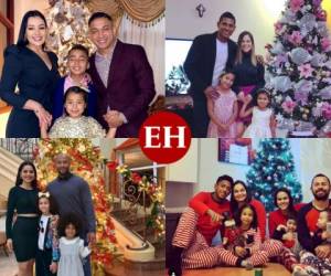En diferentes lugares del mundo (Honduras, Estados Unidos y Europa) los futbolistas hondureños recibieron Navidad junto a sus familias. Fotos: Instagram.