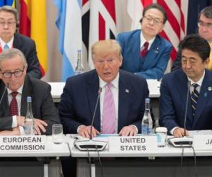 Donald Trump viajará directamente a Seúl tras la cumbre del G20, celebrada en Japón. Foto: Agencia AFP.