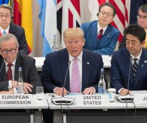Donald Trump viajará directamente a Seúl tras la cumbre del G20, celebrada en Japón. Foto: Agencia AFP.