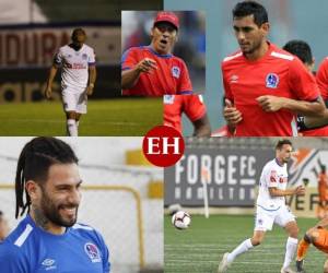 Pedro Troglio llegó al Olimpia para reubicarlo en el trono, después de tres años sin ser campeón del fútbol hondureño. Al argentino le han permitido todo, incluso fichajes que resultaron un verdadero fracaso en el Albo. La mayoría superan los 30 años y de ellos solo uno está activo y otro es recién fichado, el resto ya respira otros aires fuera del Rey de Copas. Fotos: EL HERALDO