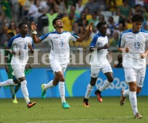 La Selección Sub-23 de Honduras luchó hasta el final del partido frente a los nigerianos y casi logra empatar el resultado en los minutos finales del encuentro futbolístico por el tercer lugar del fútbol olímpico masculino, fotos: AP.