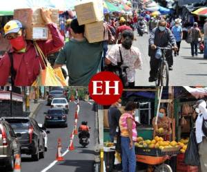 El lunes 8 de junio dio inicio el plan de reapertura inteligente de la economía en Honduras, después de permanecer paralizada por un periodo de tres meses. Aquí le presentamos algunas de las imágenes que dejó la primera semana de reapertura en Honduras. Fotos: David Romero| Jonny Magallanes| Alex Pérez| Alejandro Amador.