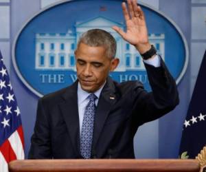 La Casa Blanca de Obama ya está operando con personal esquelético. Sus colaboradores ya se han ido en las últimas semanas. Foto: AP