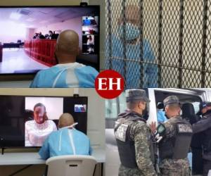El Tribunal de Sentencia realizó este viernes la primera audiencia virtual desde la Penitenciaría Nacional de Támara, al norte de Francisco Morazán. Fotos Instituto Nacional Penitenciario (INP)