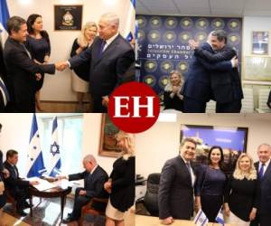 Este 1 de septiembre se llevó a cabo la apertura de la Oficina de Comercio y Cooperación de Honduras en Jerusalén en presencia del presidente de la República Juan Orlando Hernández, la primera dama Ana García, el primer ministro de Israel Benjamín Netanyahu y su esposa Sara Netanyahu. Fotos: Cortesía.