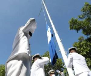 Honduras izó la bandera el 14 de septiembre de 2021 en la Isla Conejo en el Golfo de Fonseca.