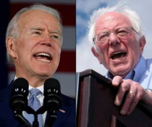 El exvicepresidente Joe Biden y Bernie Sandes son los candidatos más fuertes. Foto: AFP